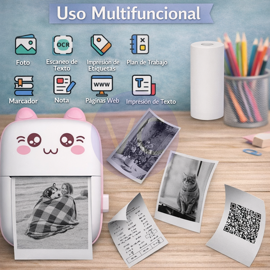 Mini Impresora Portátil - Tareas al Instante