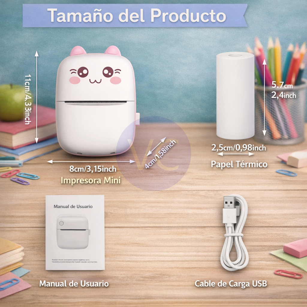 Mini Impresora Portátil - Tareas al Instante