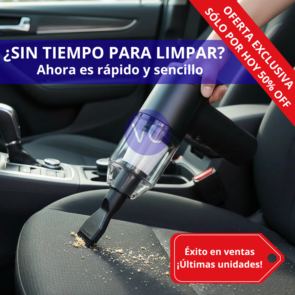 Mini Aspiradora de Auto Portátil