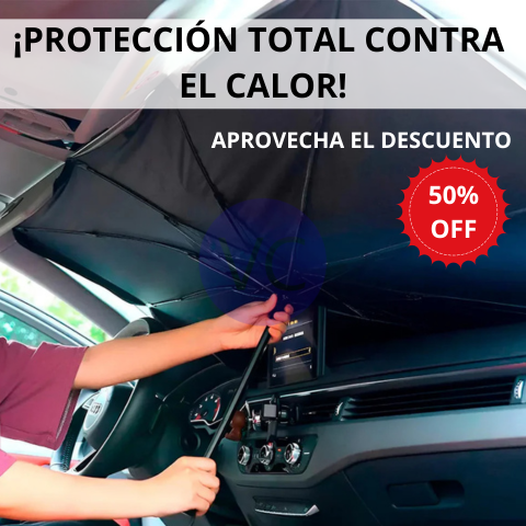 Parasol Retráctil de Auto - Protección Contra el Calor