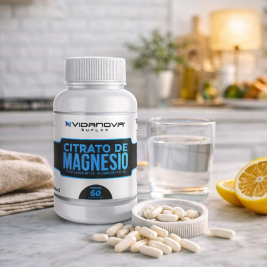 Citrato de Magnesio 400mg 60 Caps - Recuperación muscular