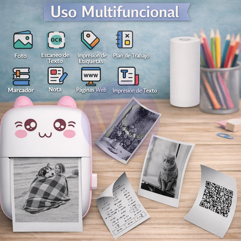 Mini Impresora Portátil - Tareas al Instante