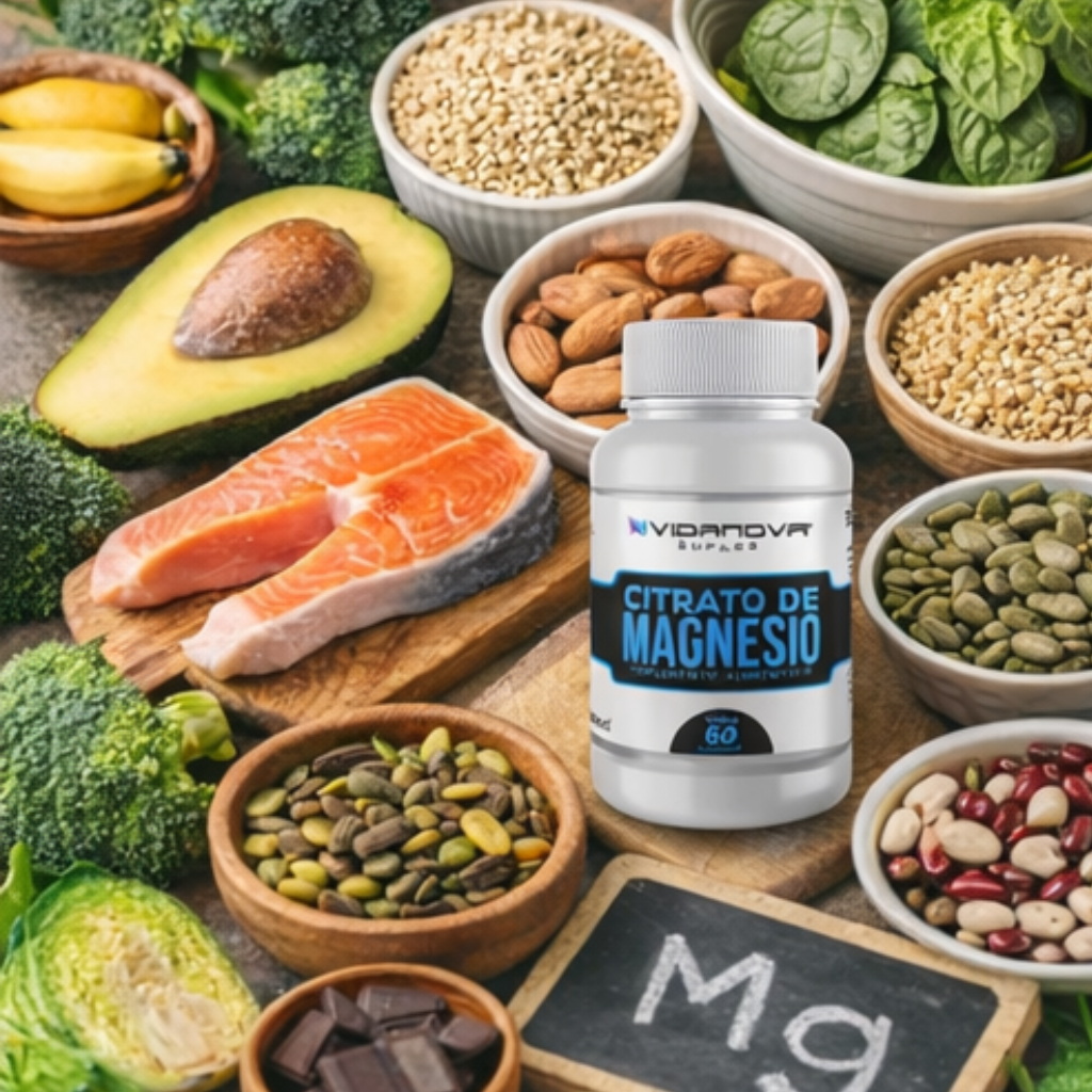 Citrato de Magnesio 400mg 60 Caps - Recuperación muscular