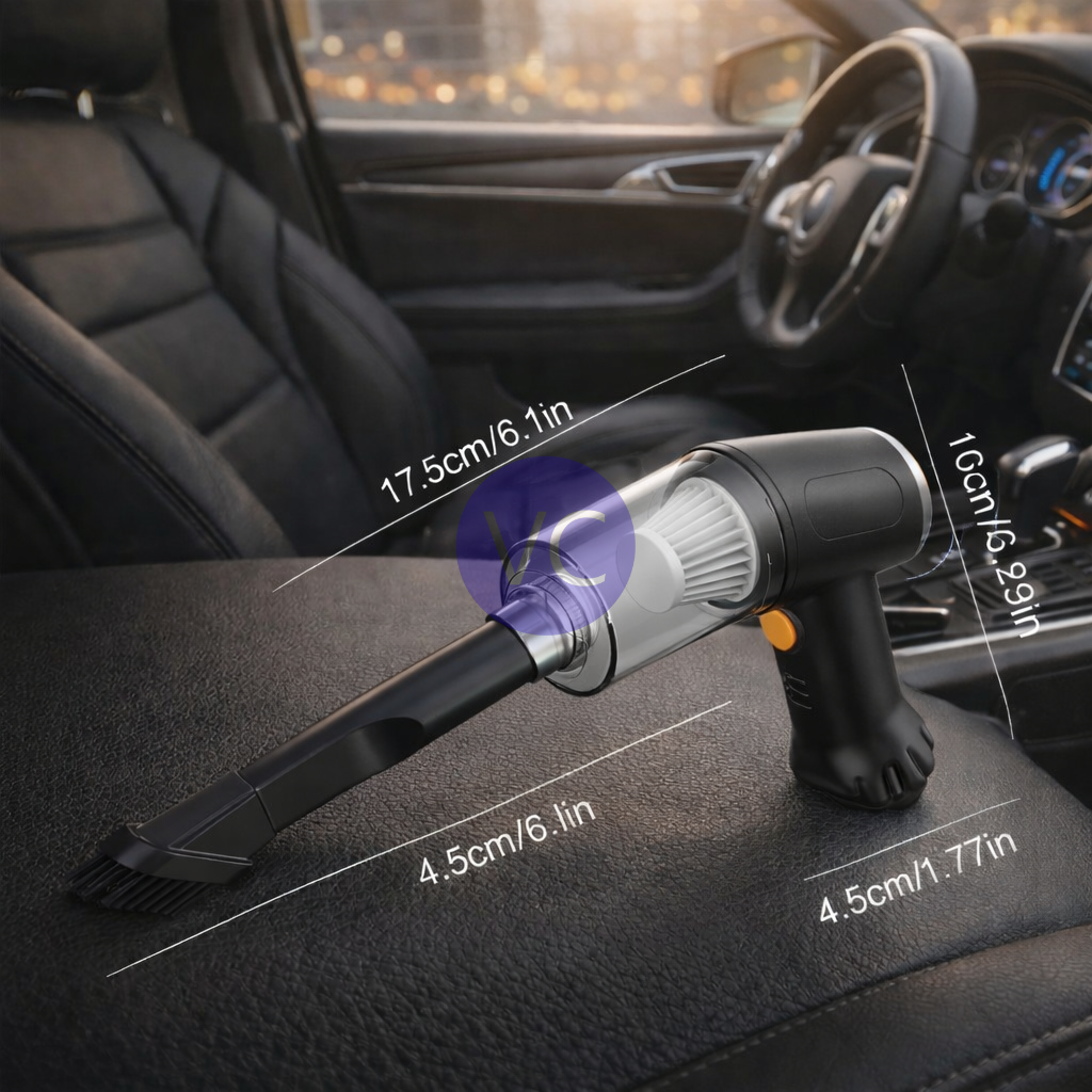 Mini Aspiradora de Auto Portátil