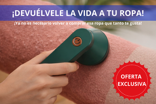 Quita Pelusas Portátil - Devuélvele la vida a tu ropa