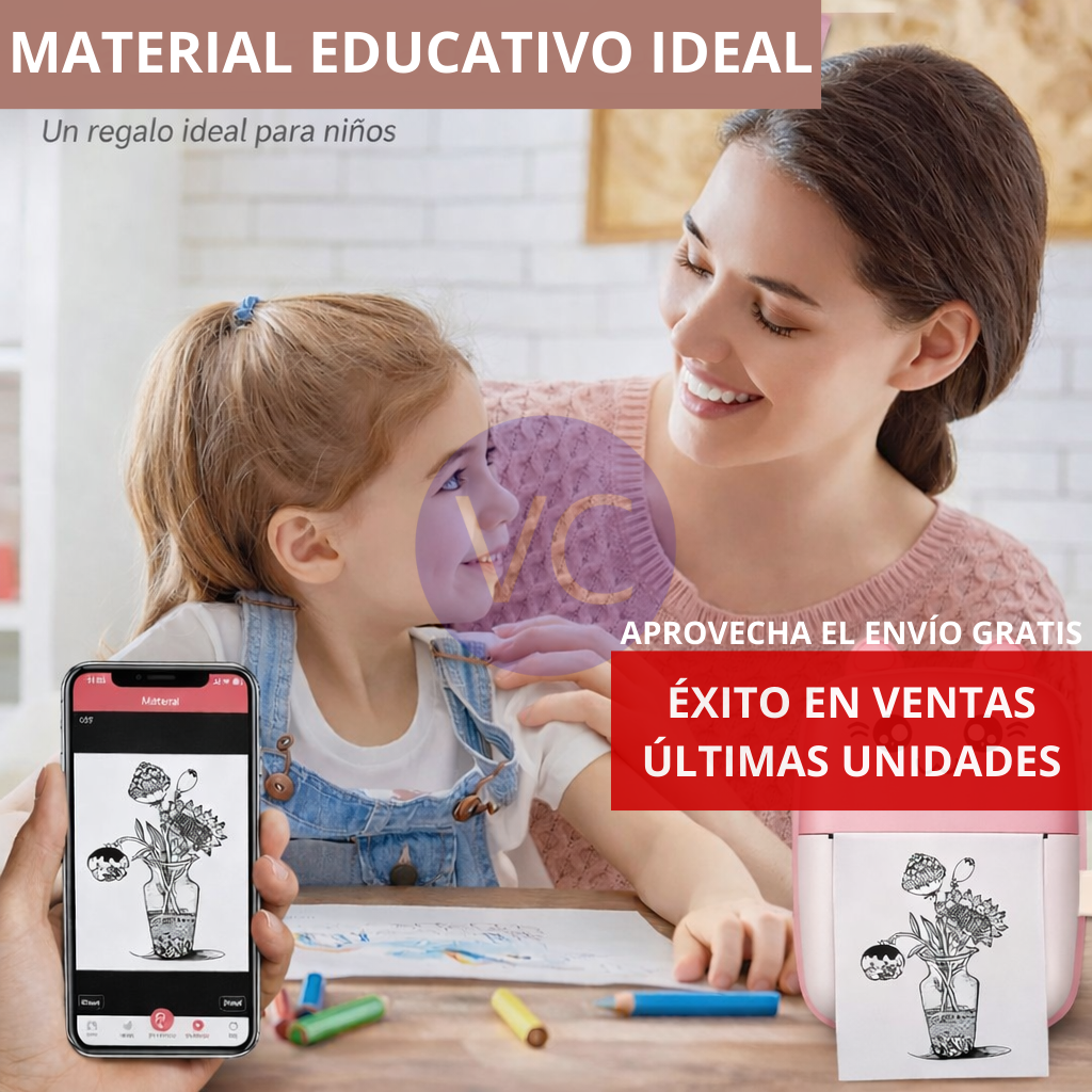 Mini Impresora Portátil - Tareas al Instante