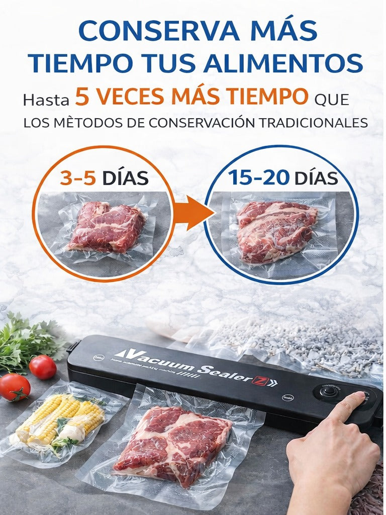 Sellador de Bolsas de Comida al Vacío - Protección y Conservación de Alimentos